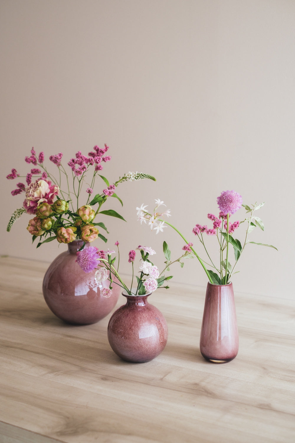 Flower Vase/花器・フラワーベース/FIDRIO Mauve