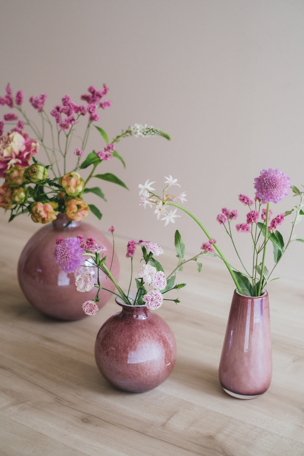 Flower Vase/花器・フラワーベース/FIDRIO Mauve