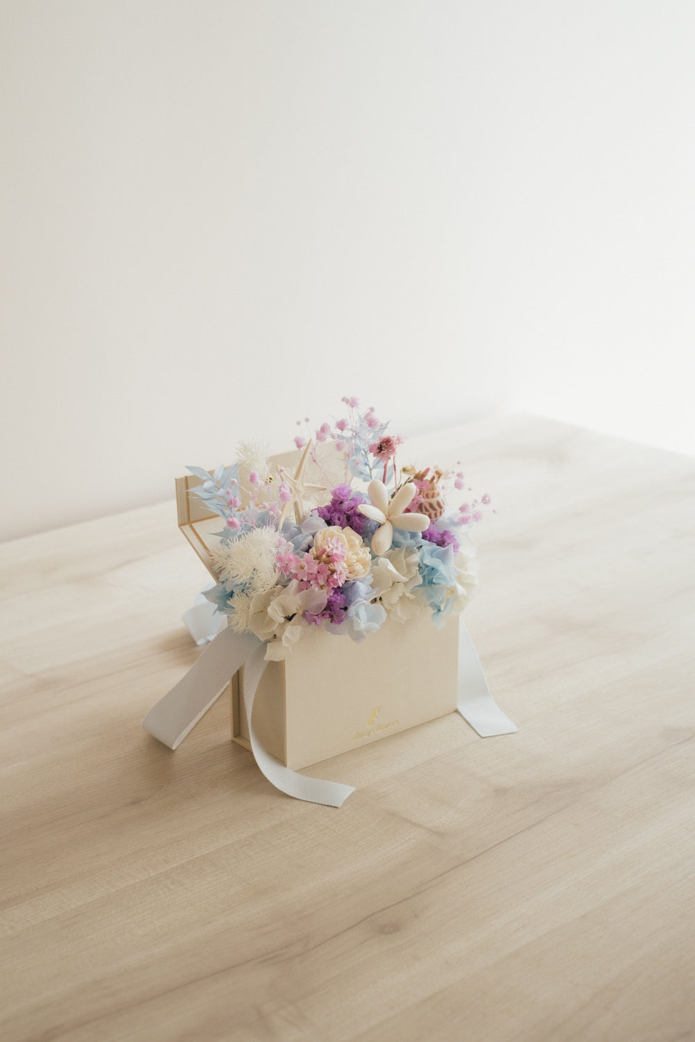 ◆季節限定◆Flower BAG No.1/フラワーバッグアレンジ シードリーム/ドライ&プリザーブドフラワー