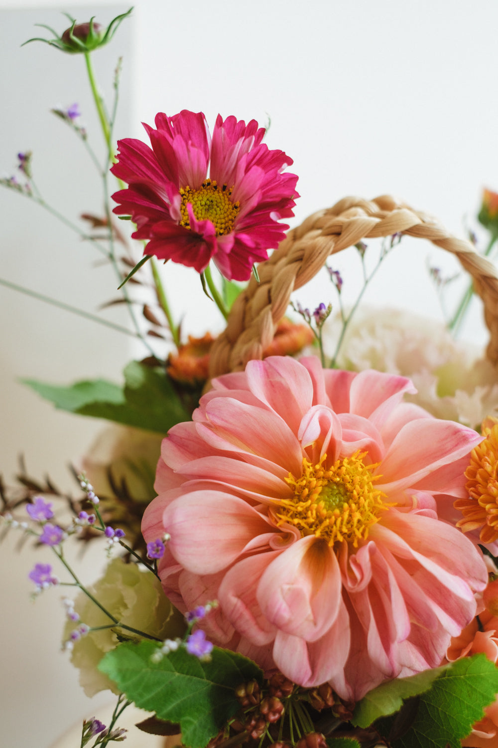 ◆10/4-11/30お届け限定◆Flower BAG No.3/フラワーバッグアレンジ ダリアチャーム/生花