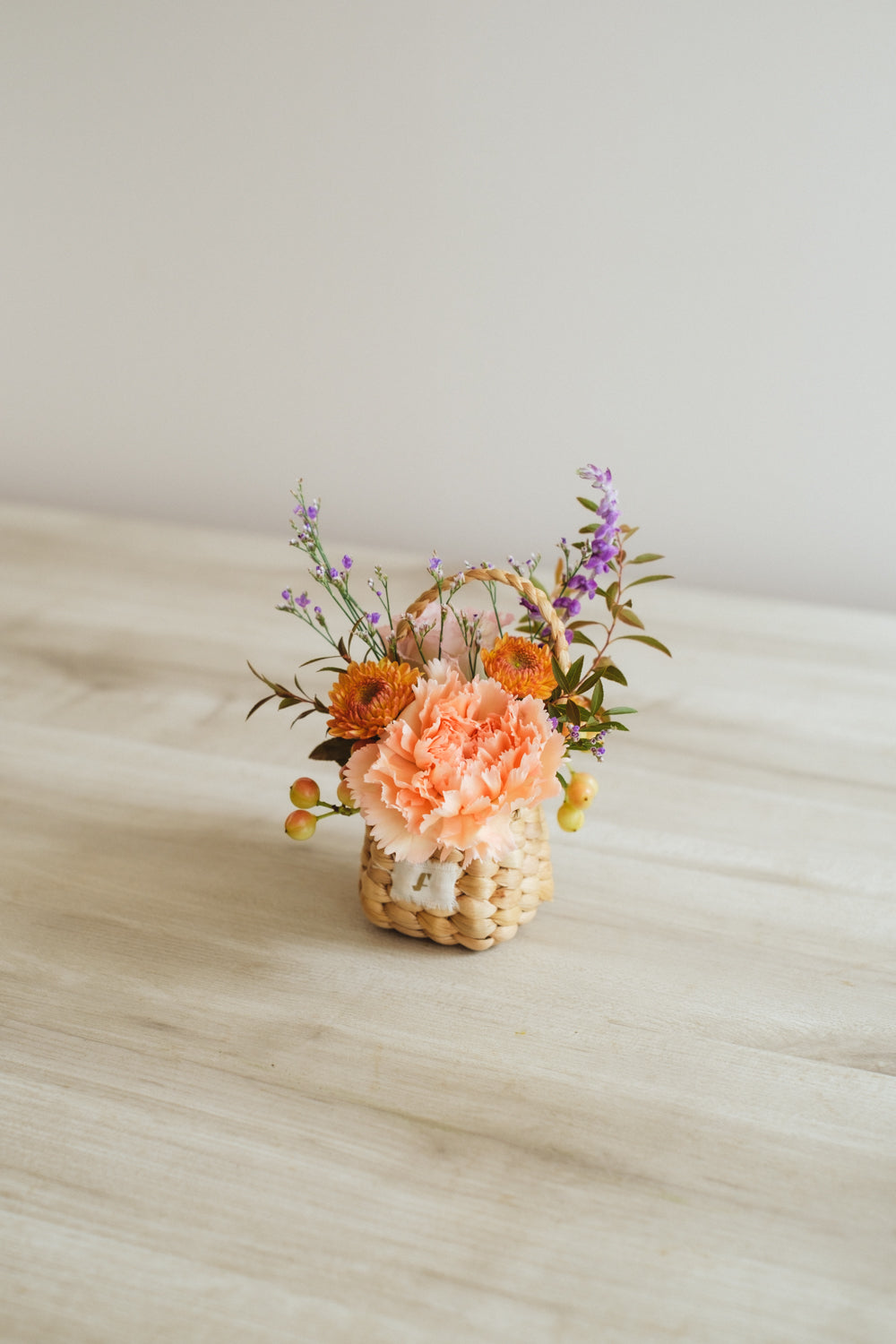 ◆10/4-11/30お届け限定◆Flower BAG No.3/フラワーバッグアレンジ ダリアチャーム/生花