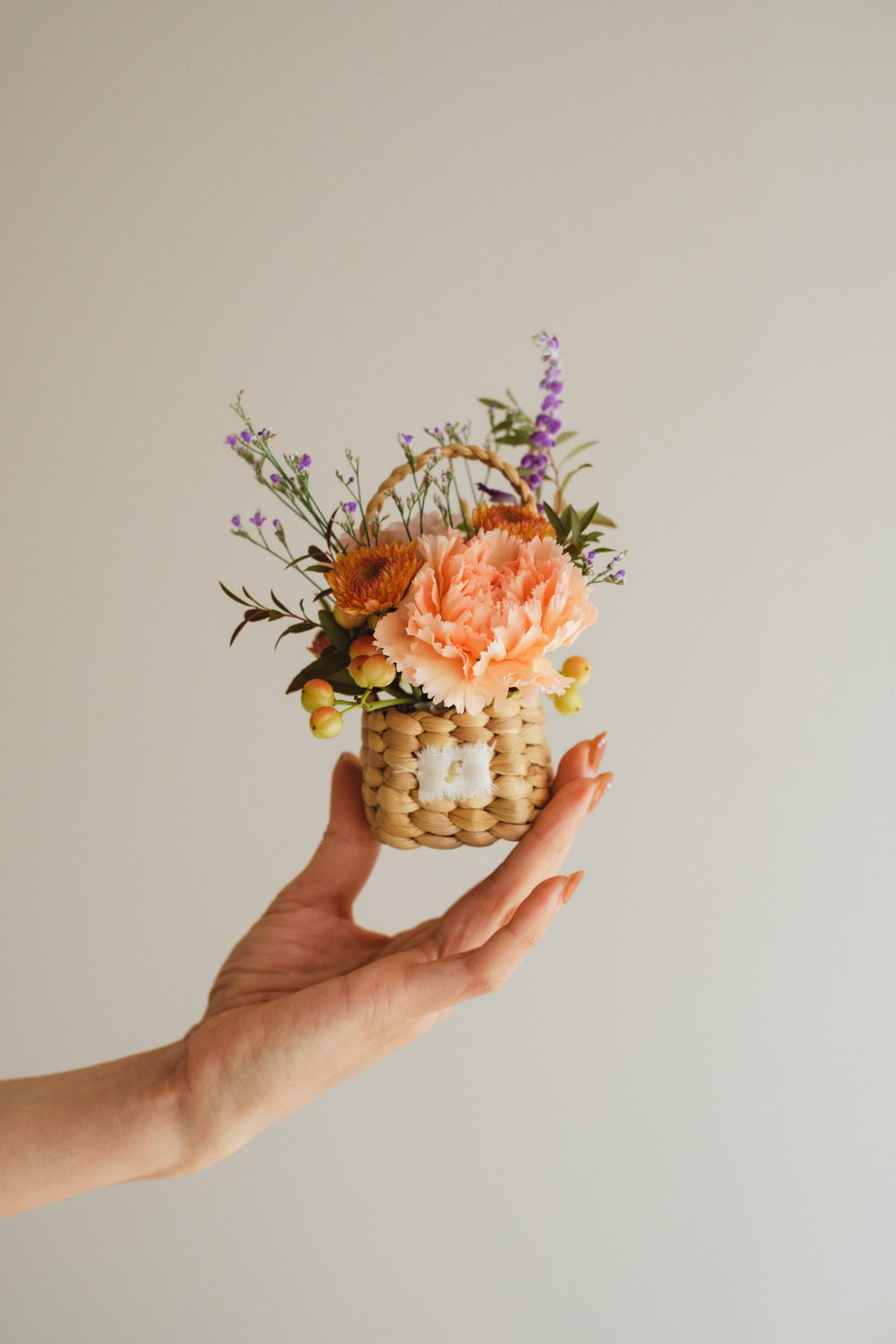 ◆10/4-11/30お届け限定◆Flower BAG No.3/フラワーバッグアレンジ ダリアチャーム/生花