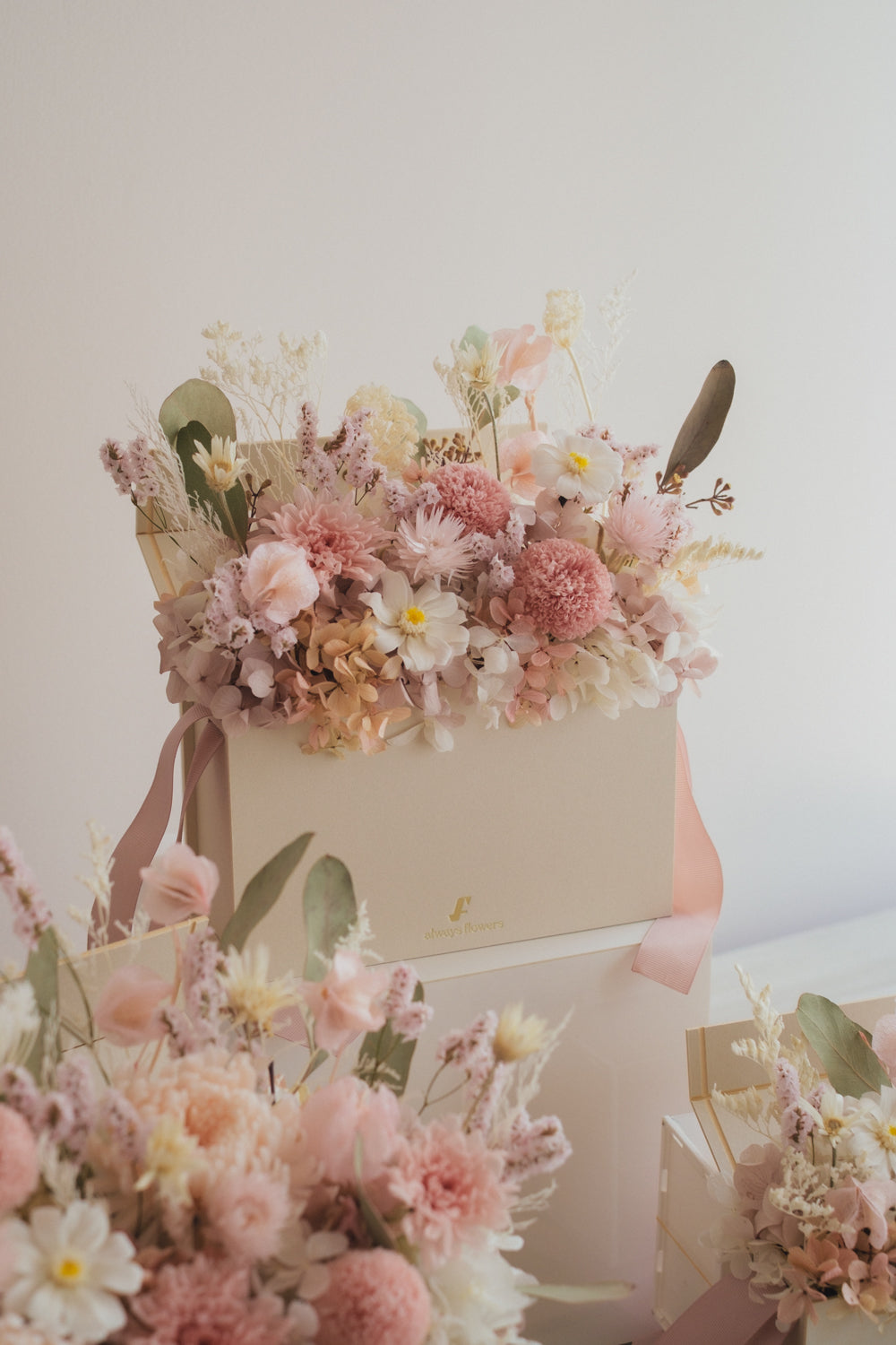 ◆NEW◆Flower BAG No.1/フラワーバッグアレンジ つむぎ/ドライ&プリザーブドフラワー