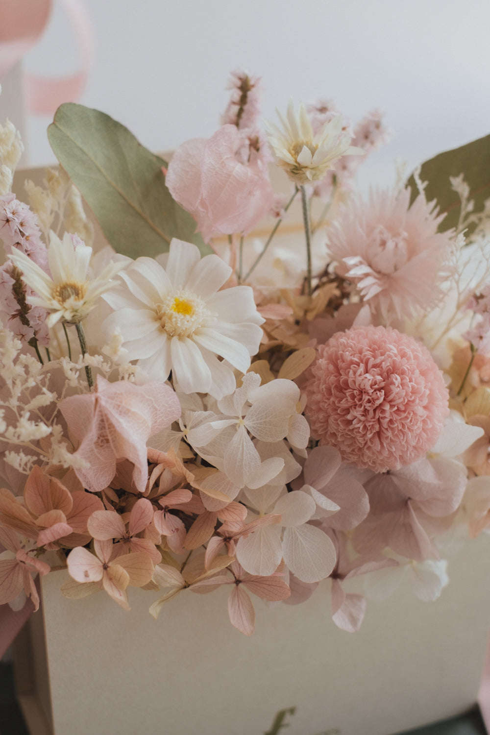 ◆NEW◆Flower BAG No.1/フラワーバッグアレンジ つむぎ/ドライ&プリザーブドフラワー
