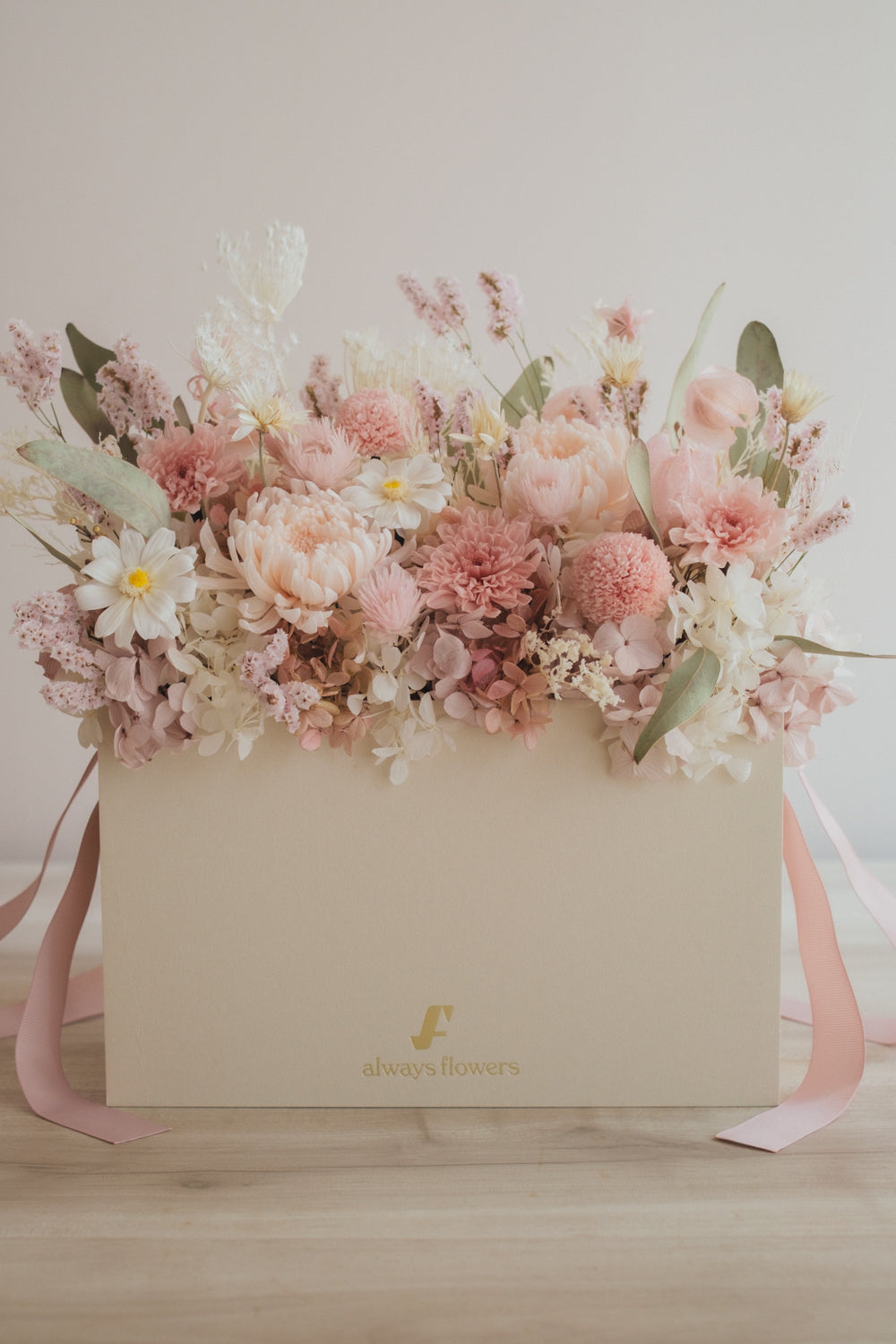 ◆NEW◆Flower BAG No.1/フラワーバッグアレンジ つむぎ/ドライ&プリザーブドフラワー
