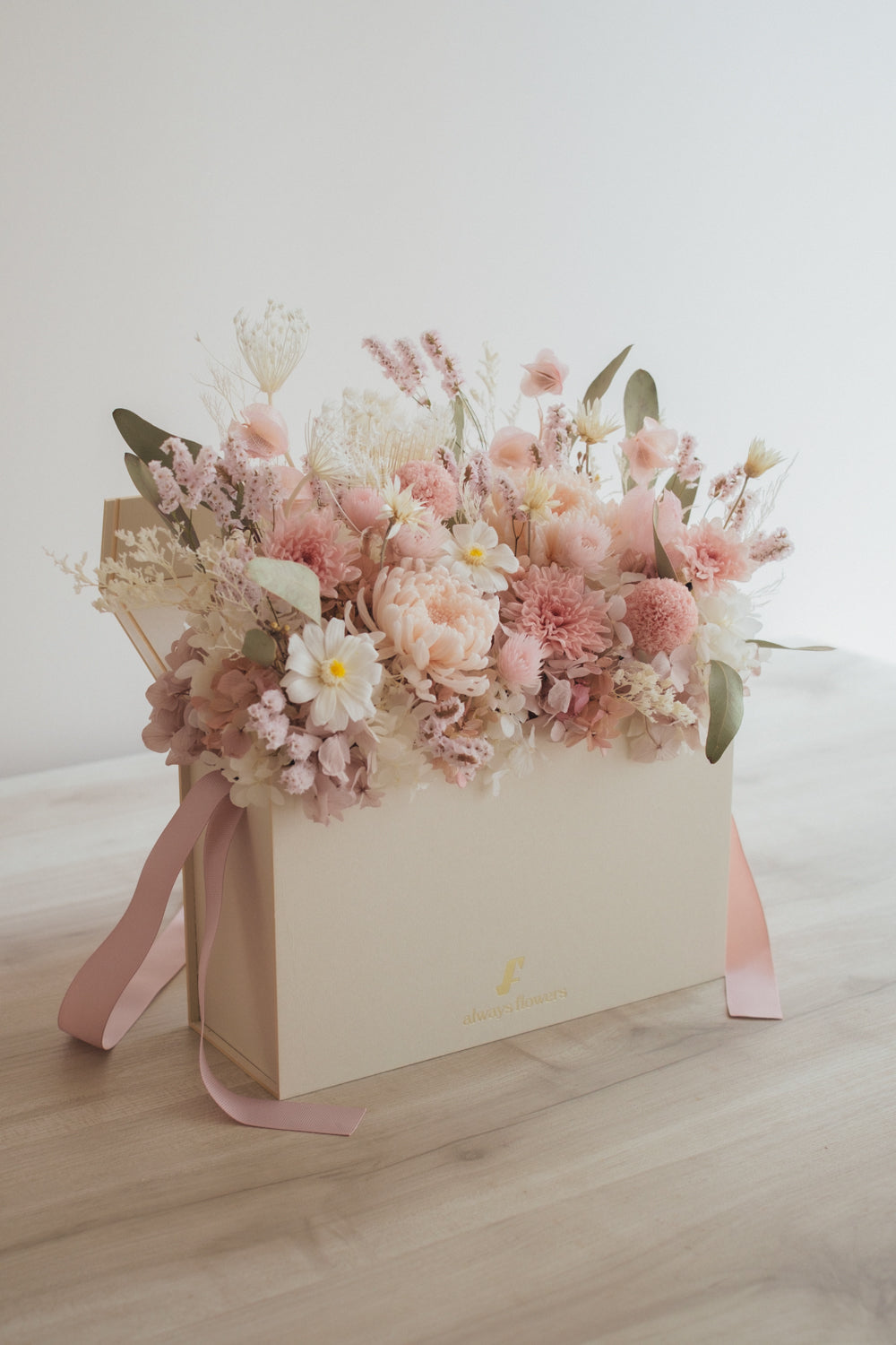 ◆NEW◆Flower BAG No.1/フラワーバッグアレンジ つむぎ/ドライ&プリザーブドフラワー