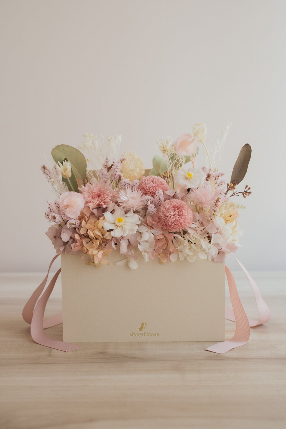 ◆NEW◆Flower BAG No.1/フラワーバッグアレンジ つむぎ/ドライ&プリザーブドフラワー