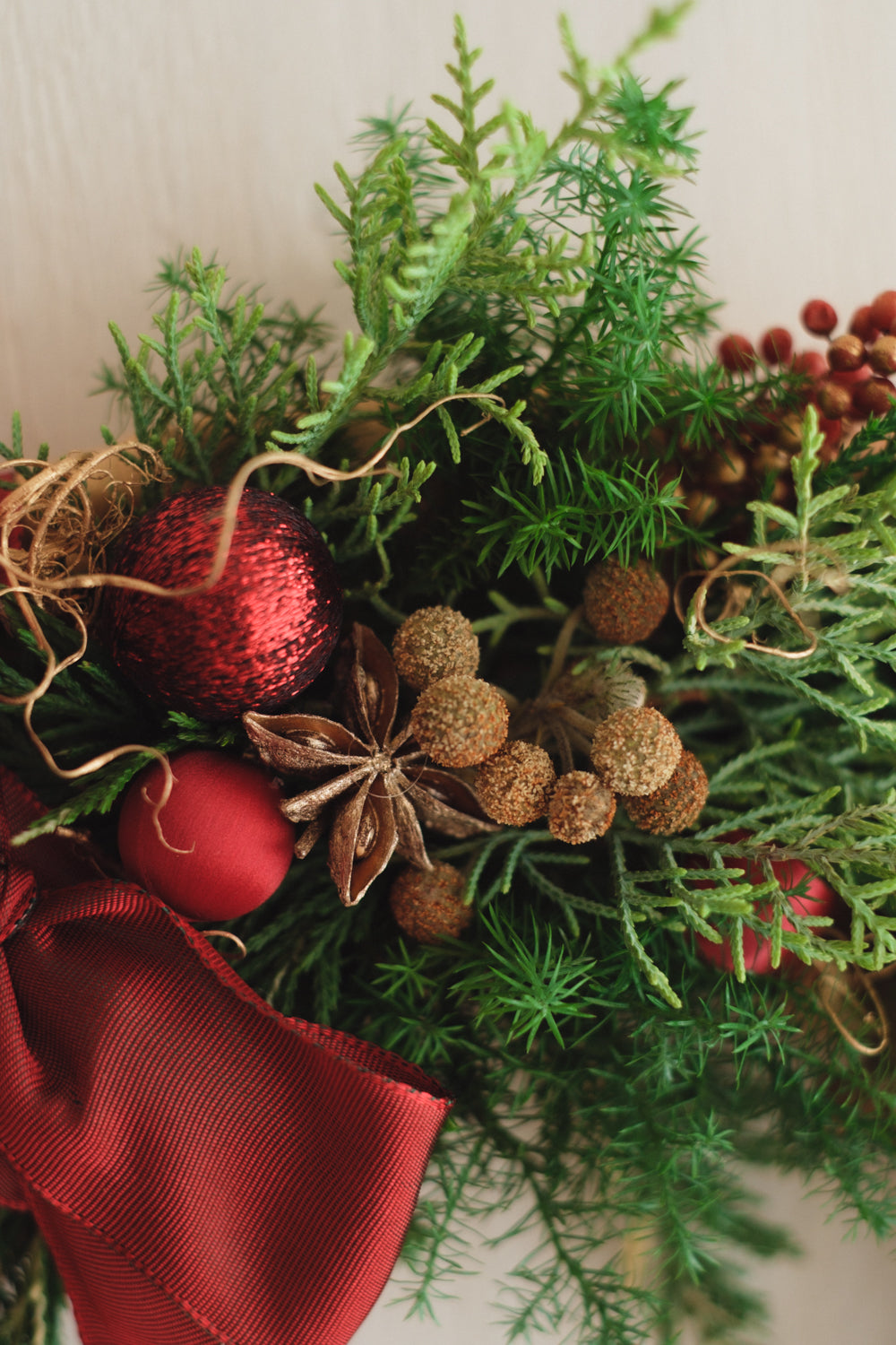 ◆11/26からお届け可能・クリスマス限定◆Disc Wreath/ディスクリース ポムノエル/生花