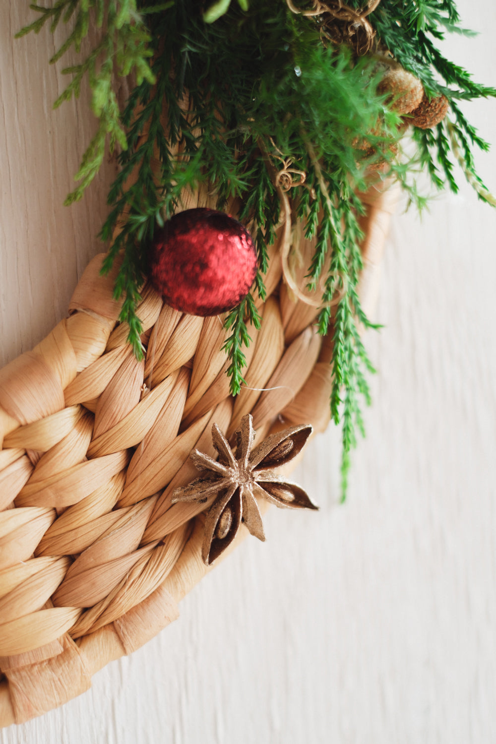 ◆11/26からお届け可能・クリスマス限定◆Disc Wreath/ディスクリース ポムノエル/生花