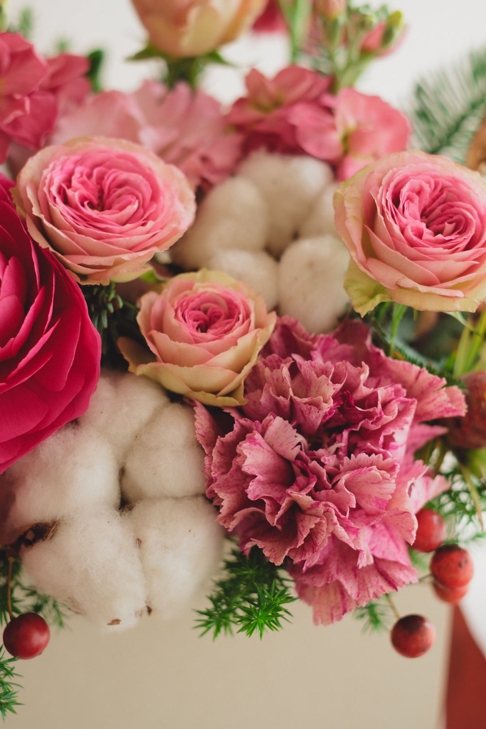 ◆11/29-12/26お届け限定◆Flower BAG No.1/フラワーバッグアレンジ ローズクォーツ/生花