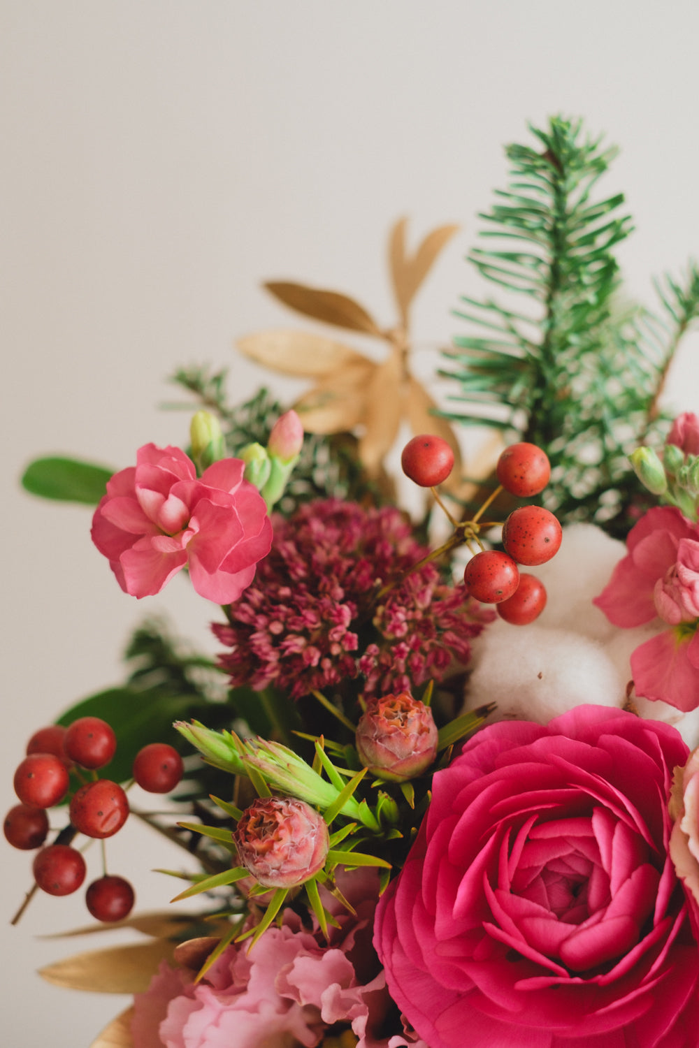 ◆11/29-12/26お届け限定◆Flower BAG No.1/フラワーバッグアレンジ ローズクォーツ/生花