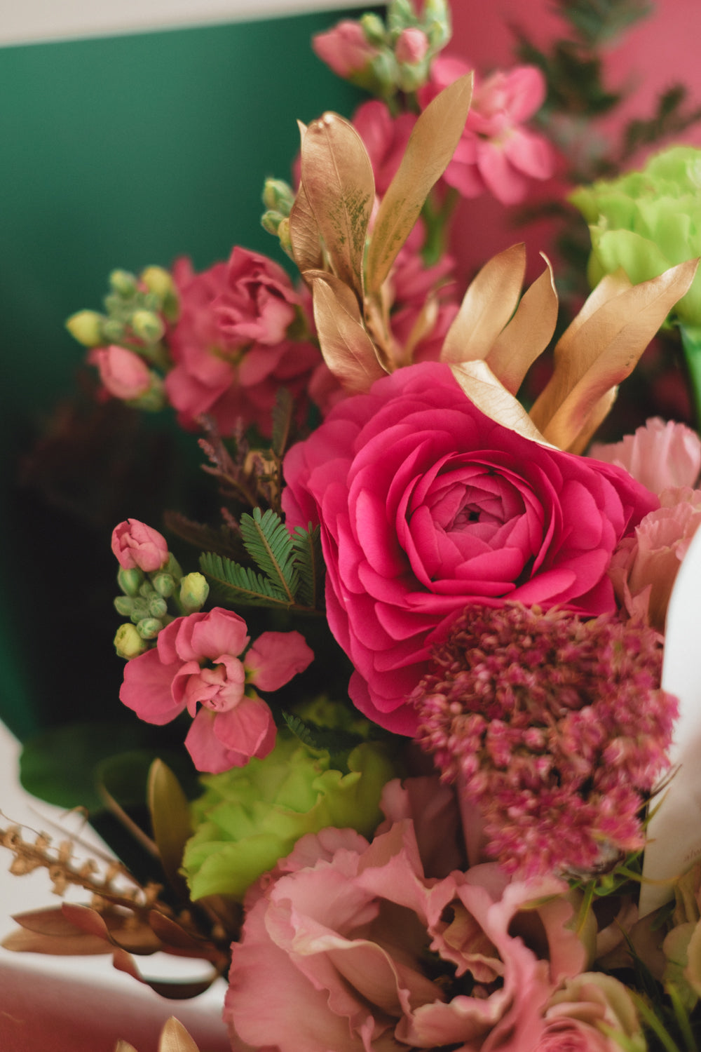 ◆11/29-12/26お届け限定◆Message Bouquet/メッセージブーケ ペツォッタイト/生花・花束