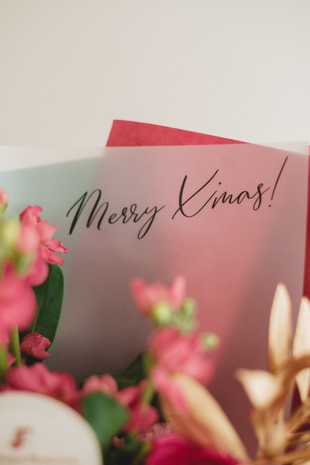 ◆11/29-12/26お届け限定◆Message Bouquet/メッセージブーケ ペツォッタイト/生花・花束