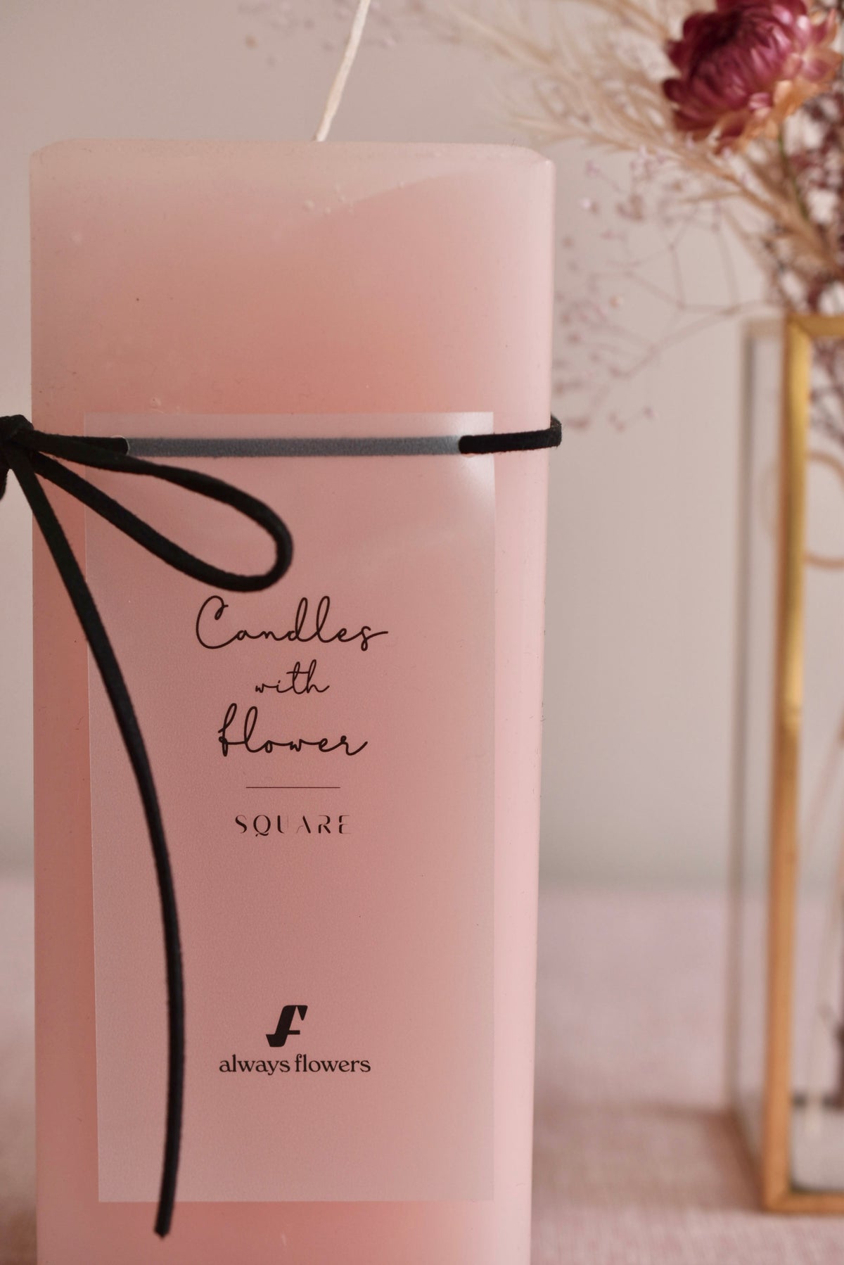 ◆NEW◆Candle&Dried Bouquet/キャンドル&ドライブーケセット ローズべべ