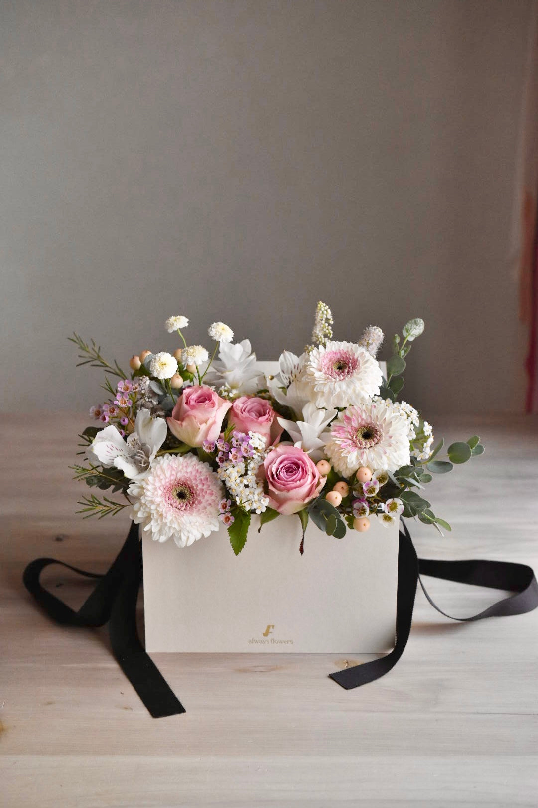 Flower BAG No.1/フラワーバッグアレンジ ピンク/生花
