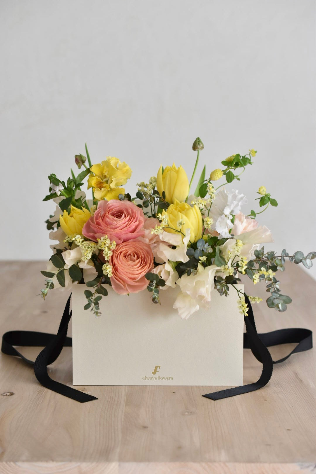 Flower BAG No.1/フラワーバッグアレンジ イエロー/生花