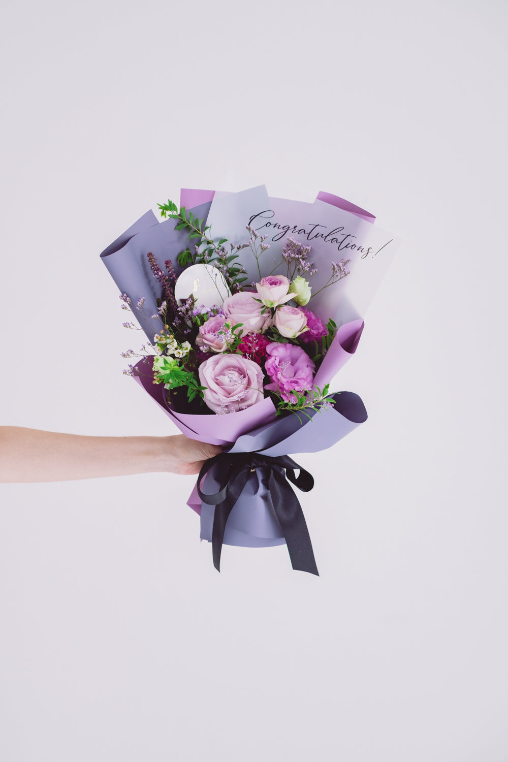 Message Bouquet/メッセージブーケ パープル/生花・花束