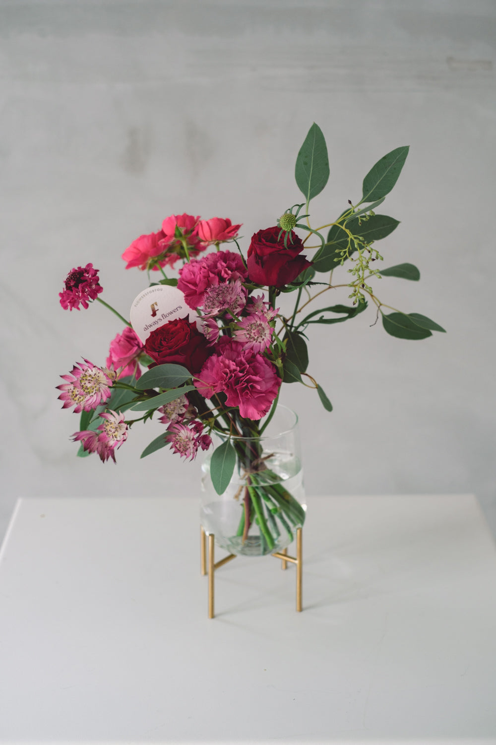 母の日不可◆Message Bouquet/メッセージブーケ レッド/生花・花束