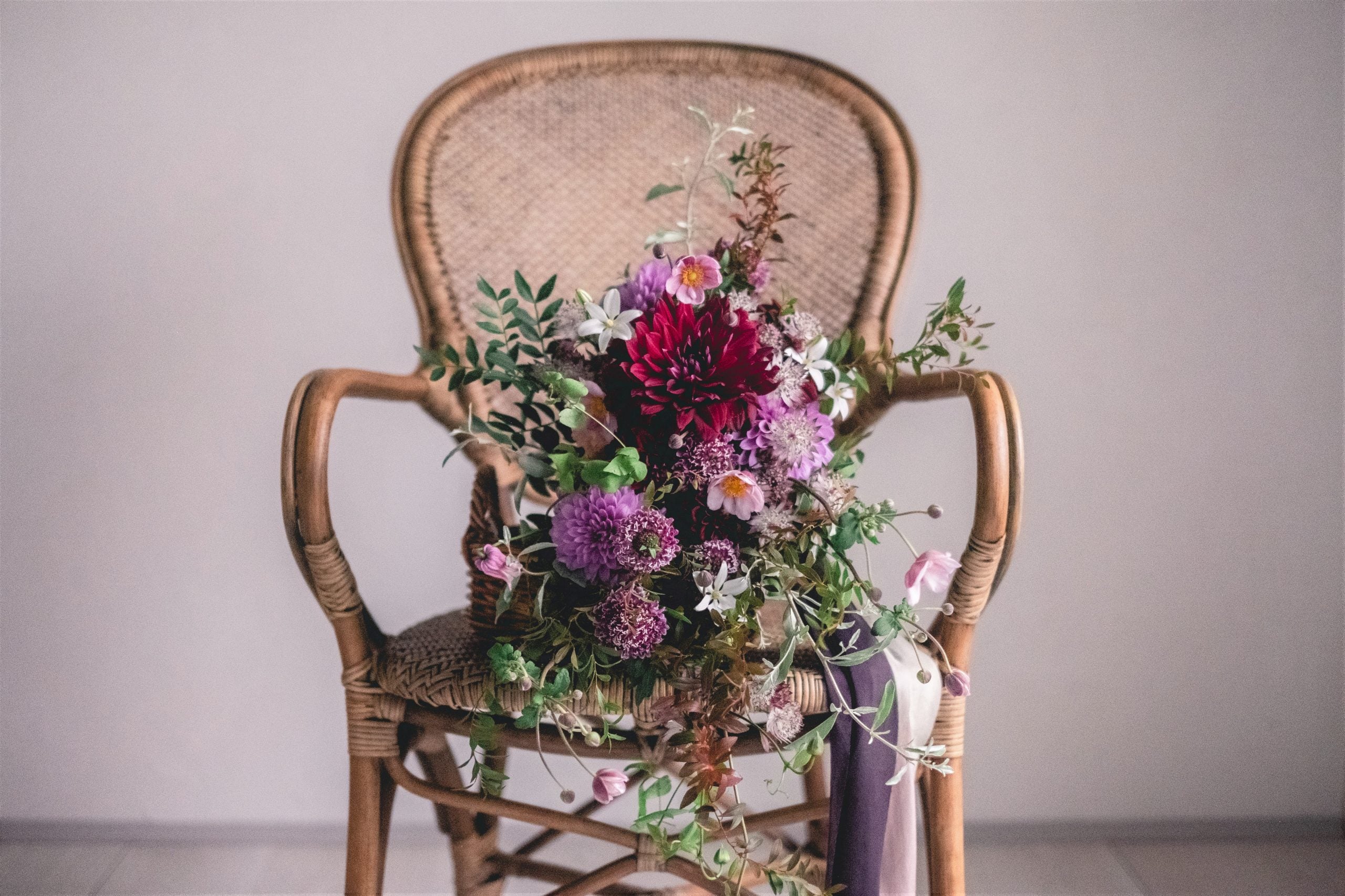 【エリア限定】Wedding Bouquet/オーダーデザインサンプル/ フレッシュフラワー/No.5