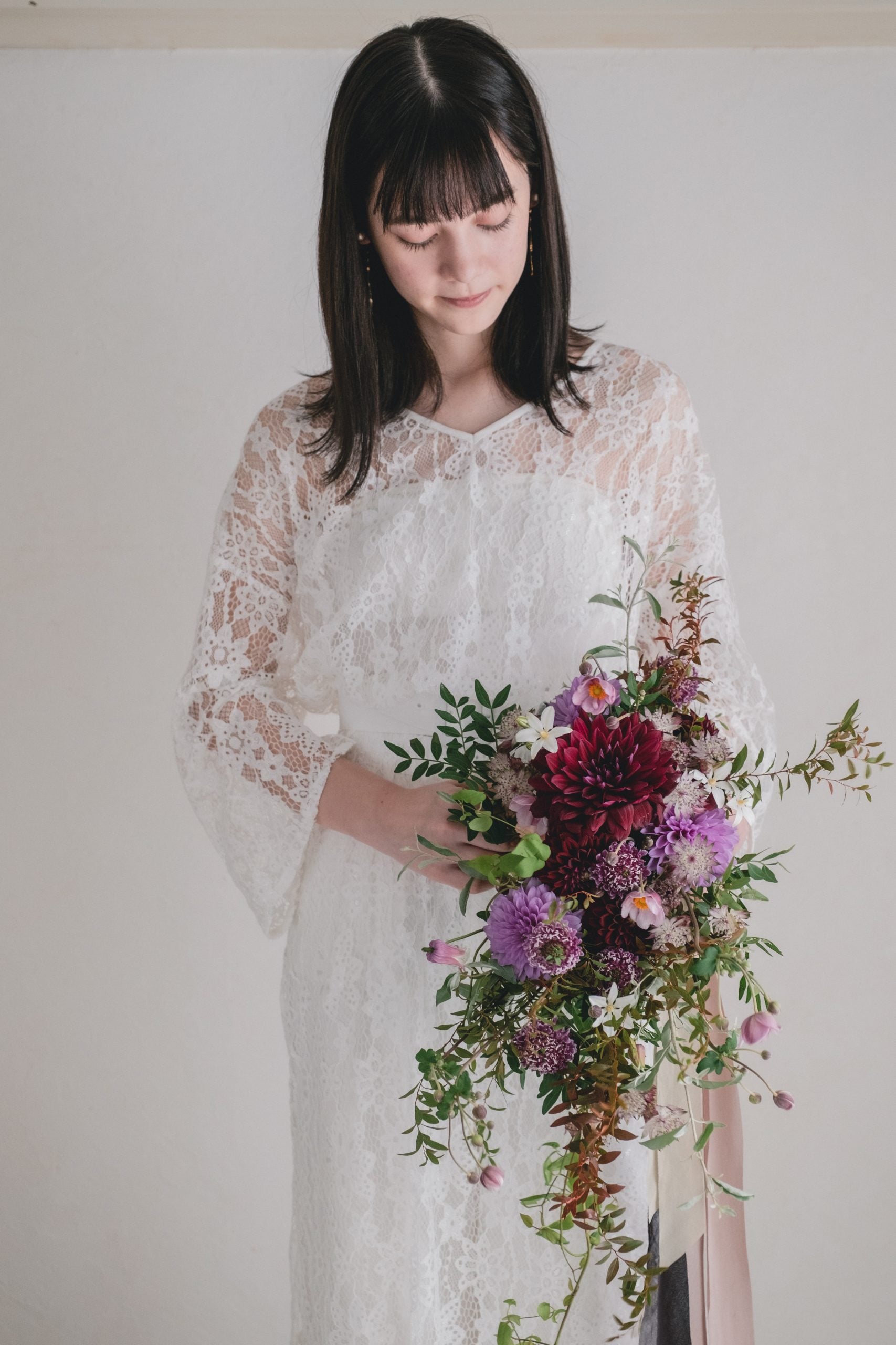 【エリア限定】Wedding Bouquet/オーダーデザインサンプル/ フレッシュフラワー/No.5