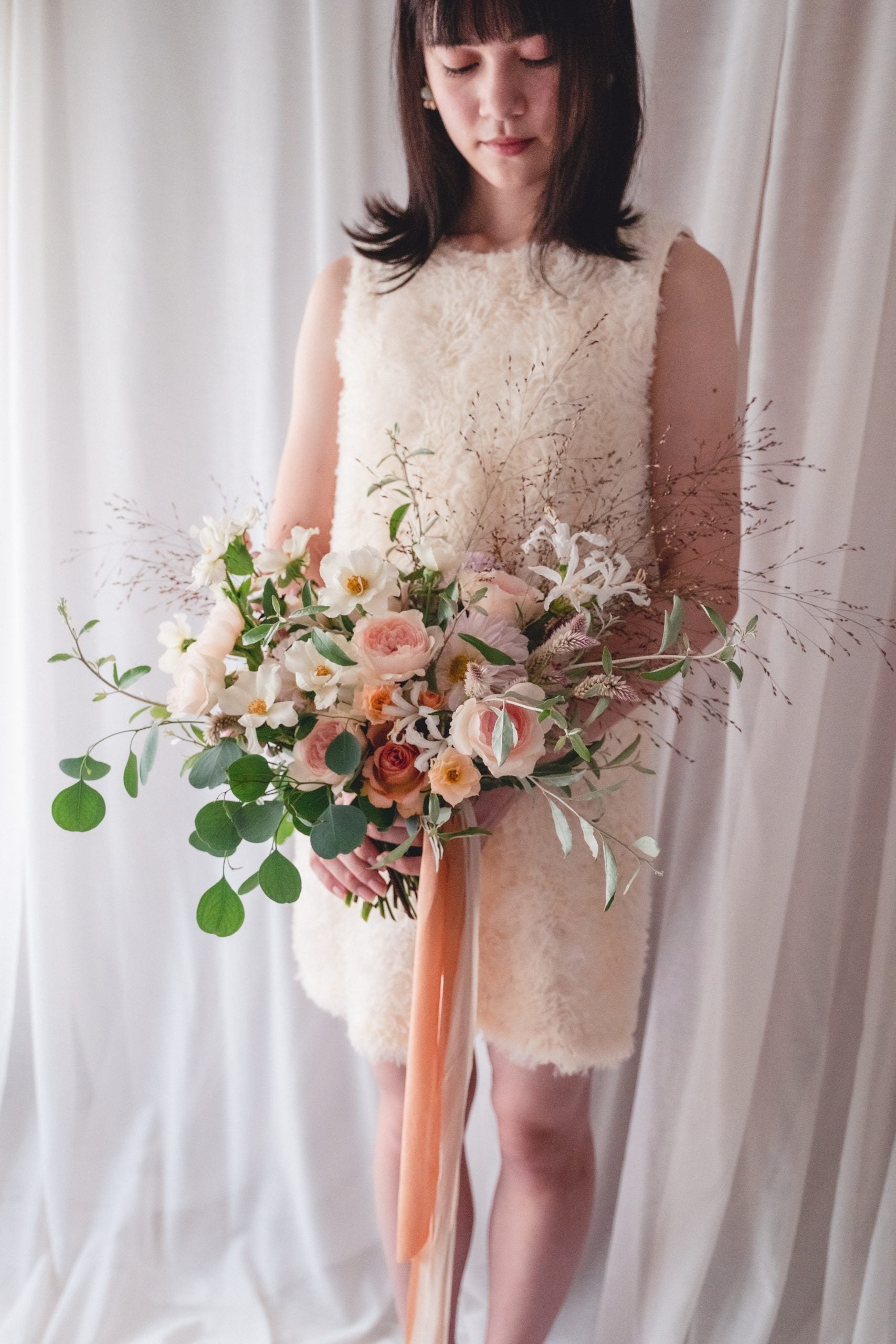 【エリア限定】Wedding Bouquet/オーダーデザインサンプル/ フレッシュフラワー/No.13