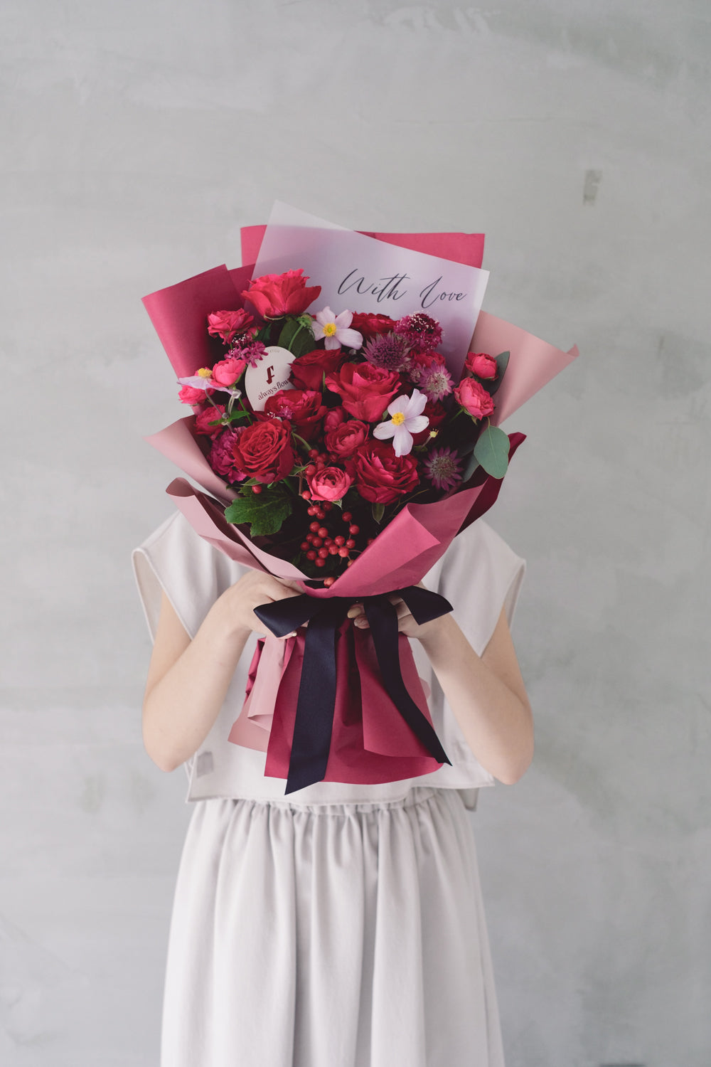 Message Bouquet/メッセージブーケ レッド/生花・花束