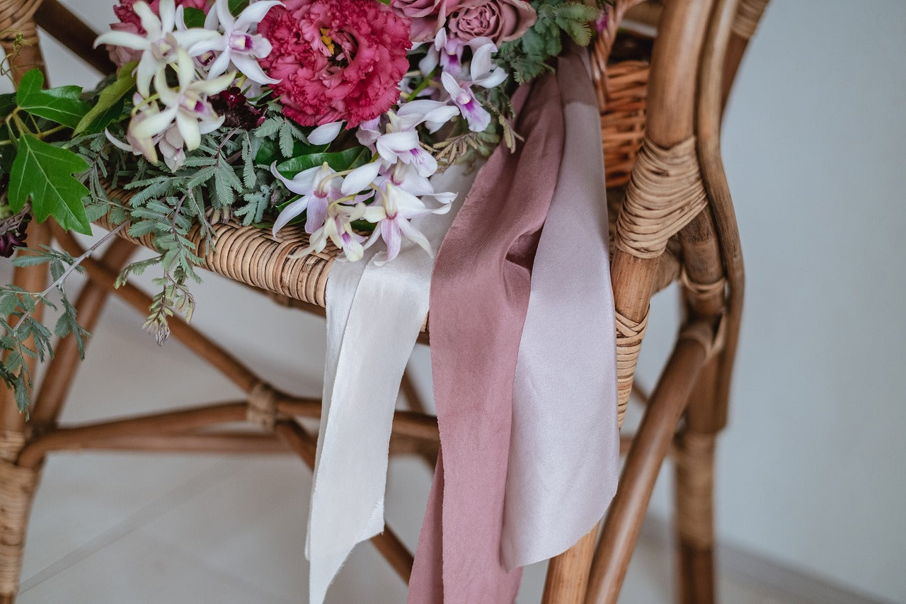 【エリア限定】Wedding Bouquet/オーダーデザインブーケサンプル/ フレッシュフラワー/モダンキャスケード