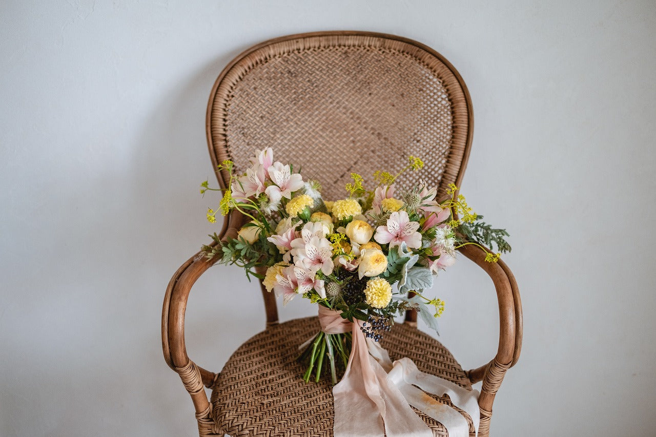 【エリア限定】Wedding Bouquet/オーダーデザインブーケサンプル/ フレッシュフラワー/