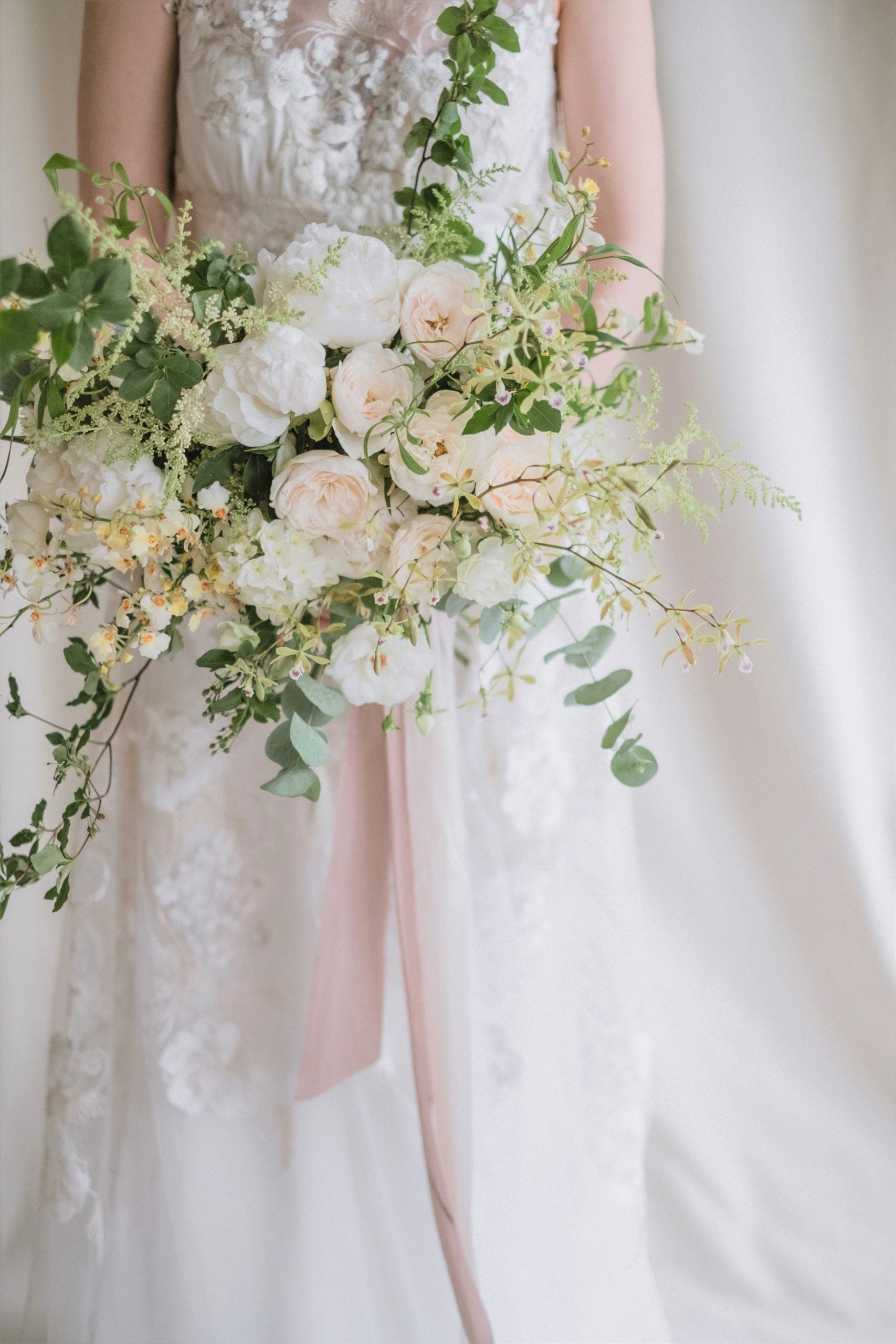 【エリア限定】Wedding Bouquet/オーダーデザインサンプル/ フレッシュフラワー/モアナチュラル