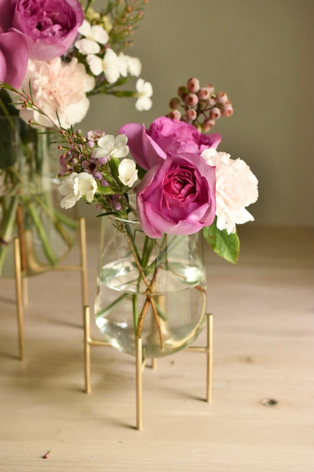 ◆母の日対象◆Flower Vase／花器・フラワーベース　ハイブラス