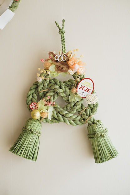 数量限定2026・SHIMEKAZARI◆しめ飾り　OKAZARI／ドライ＆プリザーブドフラワー