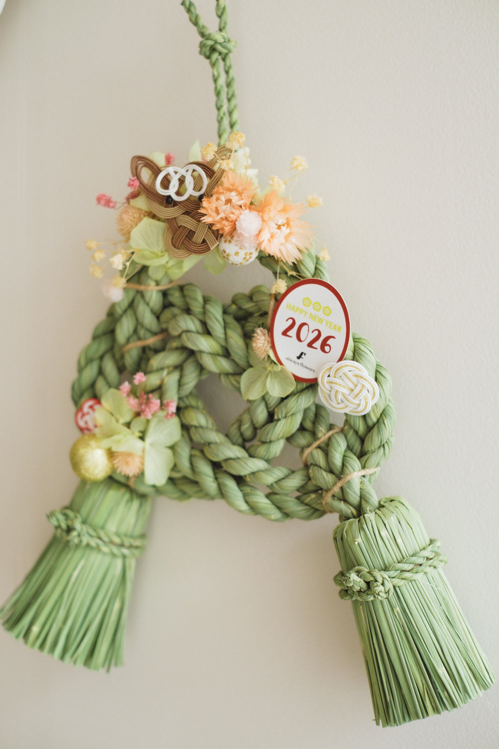 数量限定2026・SHIMEKAZARI◆しめ飾り　OKAZARI／ドライ＆プリザーブドフラワー