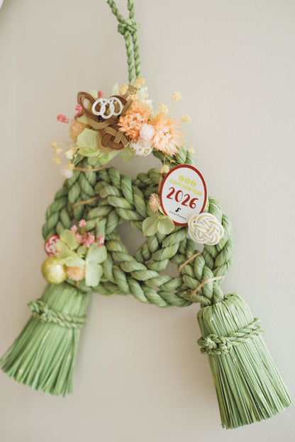 数量限定2026・SHIMEKAZARI◆しめ飾り　OKAZARI／ドライ＆プリザーブドフラワー