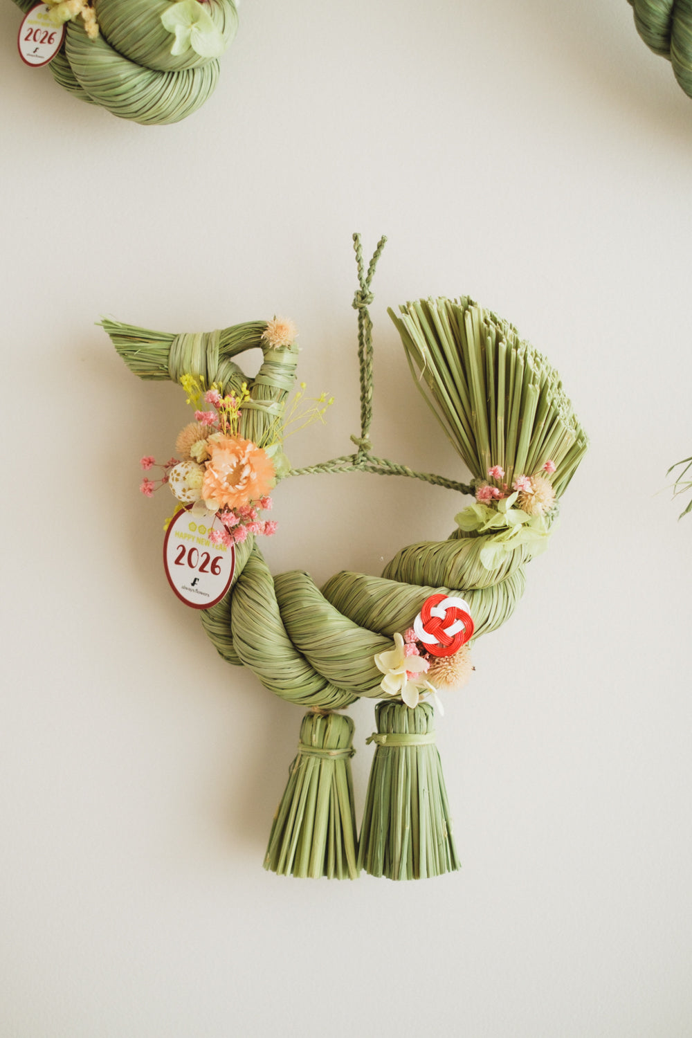 数量限定2026・SHIMEKAZARI◆しめ飾り　OMEKASHI DORI／ドライ＆プリザーブドフラワー