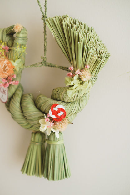 数量限定2026・SHIMEKAZARI◆しめ飾り　OMEKASHI DORI／ドライ＆プリザーブドフラワー