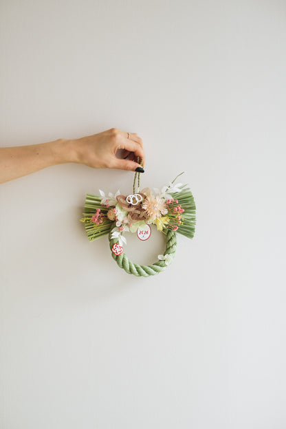 数量限定2026・SHIMEKAZARI◆しめ飾り　OKAZARI MARU／ドライ＆プリザーブドフラワー