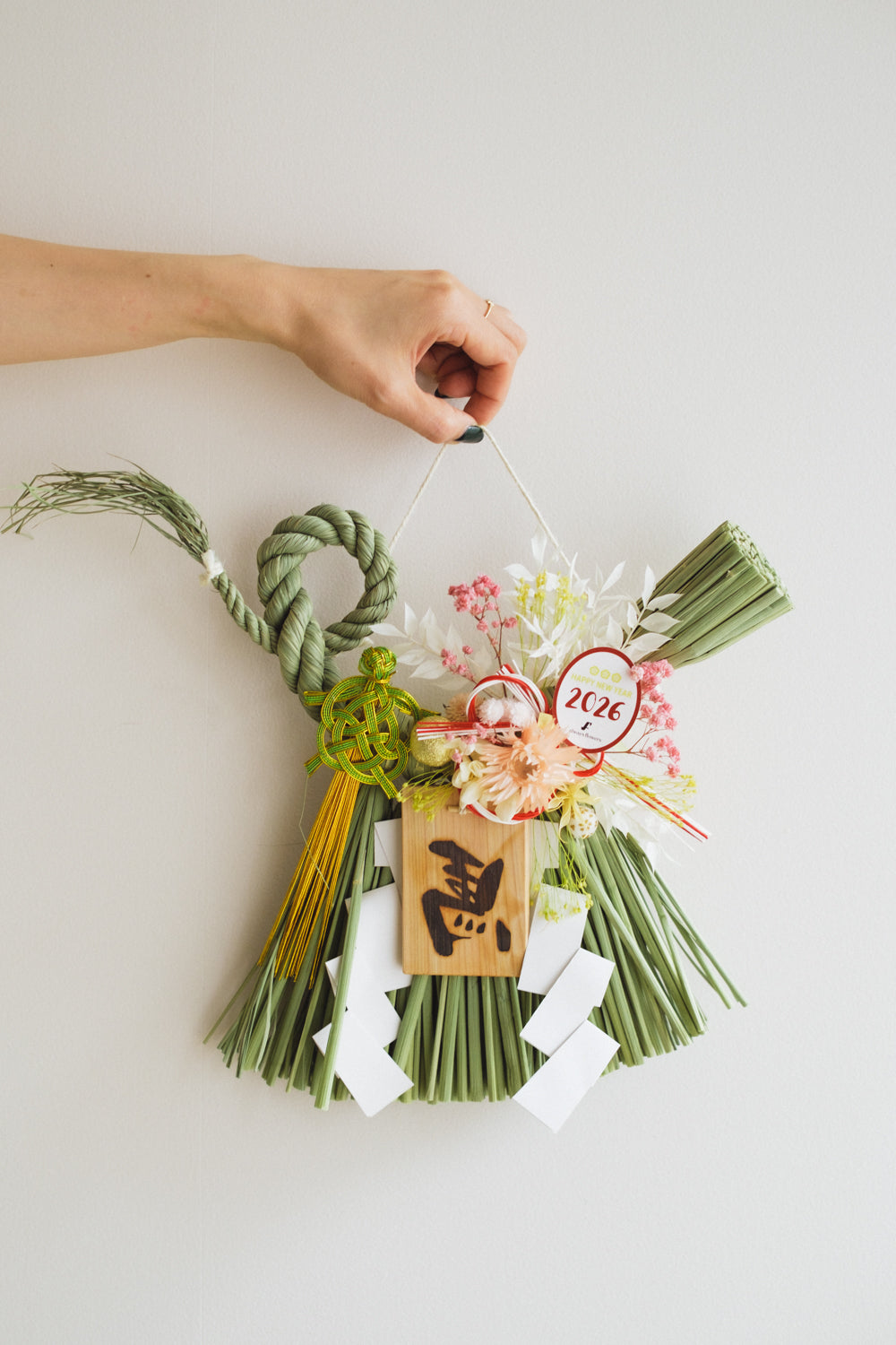 数量限定2026・SHIMEKAZARI◆しめ飾り　OKAZARI／ドライ＆プリザーブドフラワー