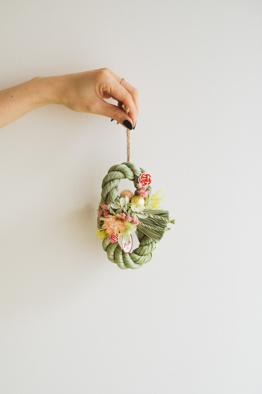 数量限定2026・SHIMEKAZARI◆しめ飾り　OKAZARI SANBYOUSHI／ドライ＆プリザーブドフラワー