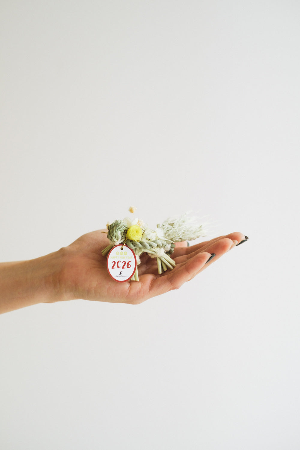 数量限定2026・SHIMEKAZARI◆しめ飾り　OMEKASHI KAME／ドライ＆プリザーブドフラワー