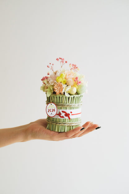 数量限定2026・SHIMEKAZARI◆しめ飾り　TARUOKAZARI／ドライ＆プリザーブドフラワー