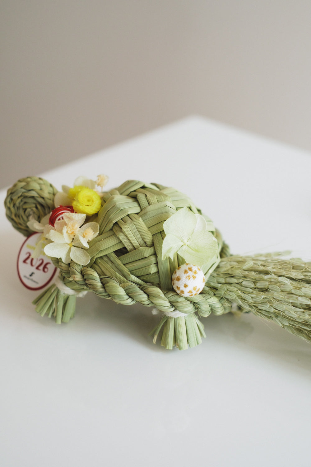 数量限定2026・SHIMEKAZARI◆しめ飾り　OMEKASHI KAME／ドライ＆プリザーブドフラワー