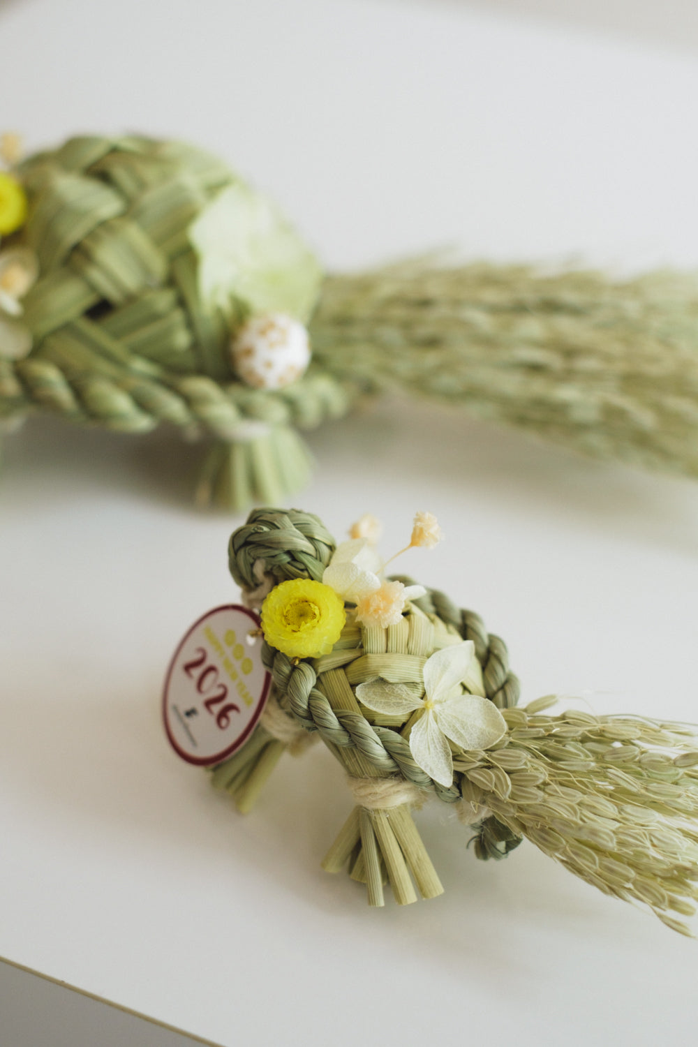 数量限定2026・SHIMEKAZARI◆しめ飾り　OMEKASHI KAME／ドライ＆プリザーブドフラワー