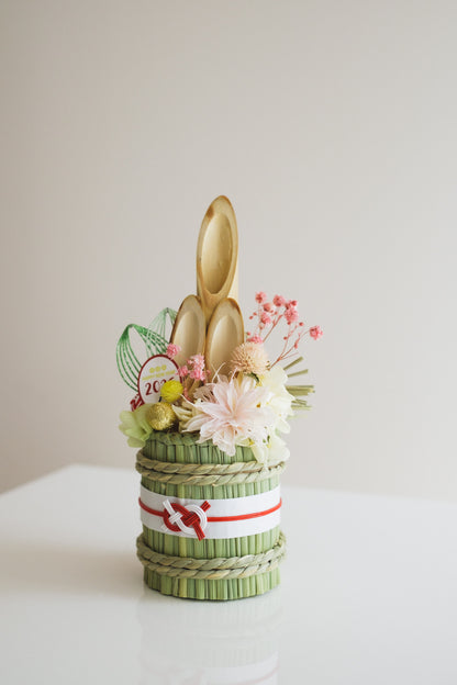 数量限定2026・SHIMEKAZARI◆しめ飾り　TARUOKAZARI／ドライ＆プリザーブドフラワー