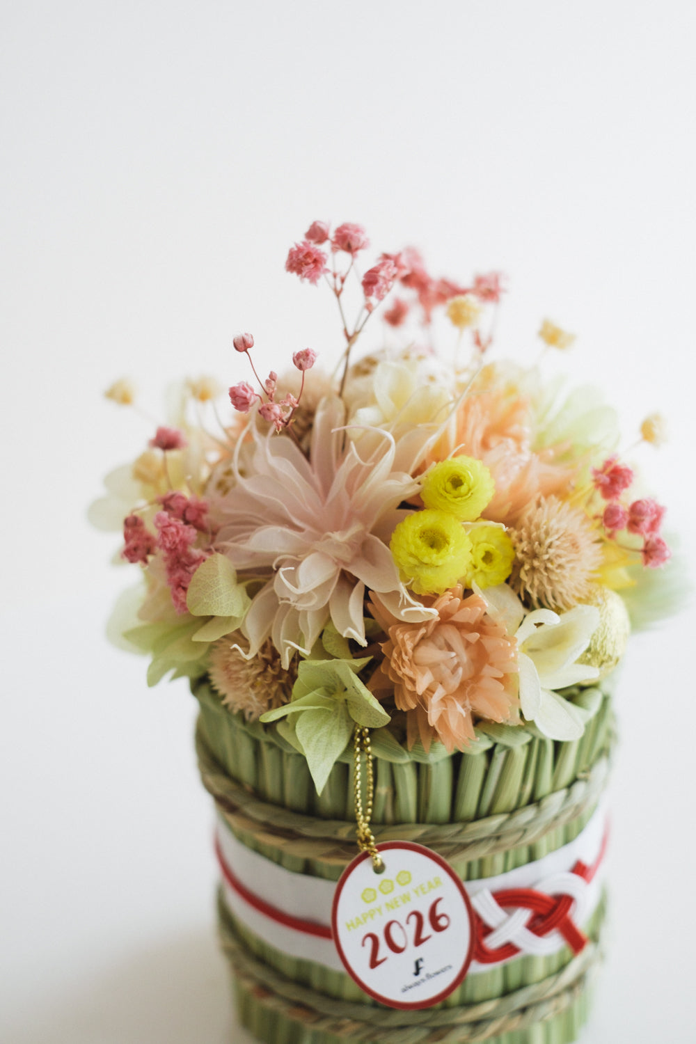 数量限定2026・SHIMEKAZARI◆しめ飾り　TARUOKAZARI／ドライ＆プリザーブドフラワー