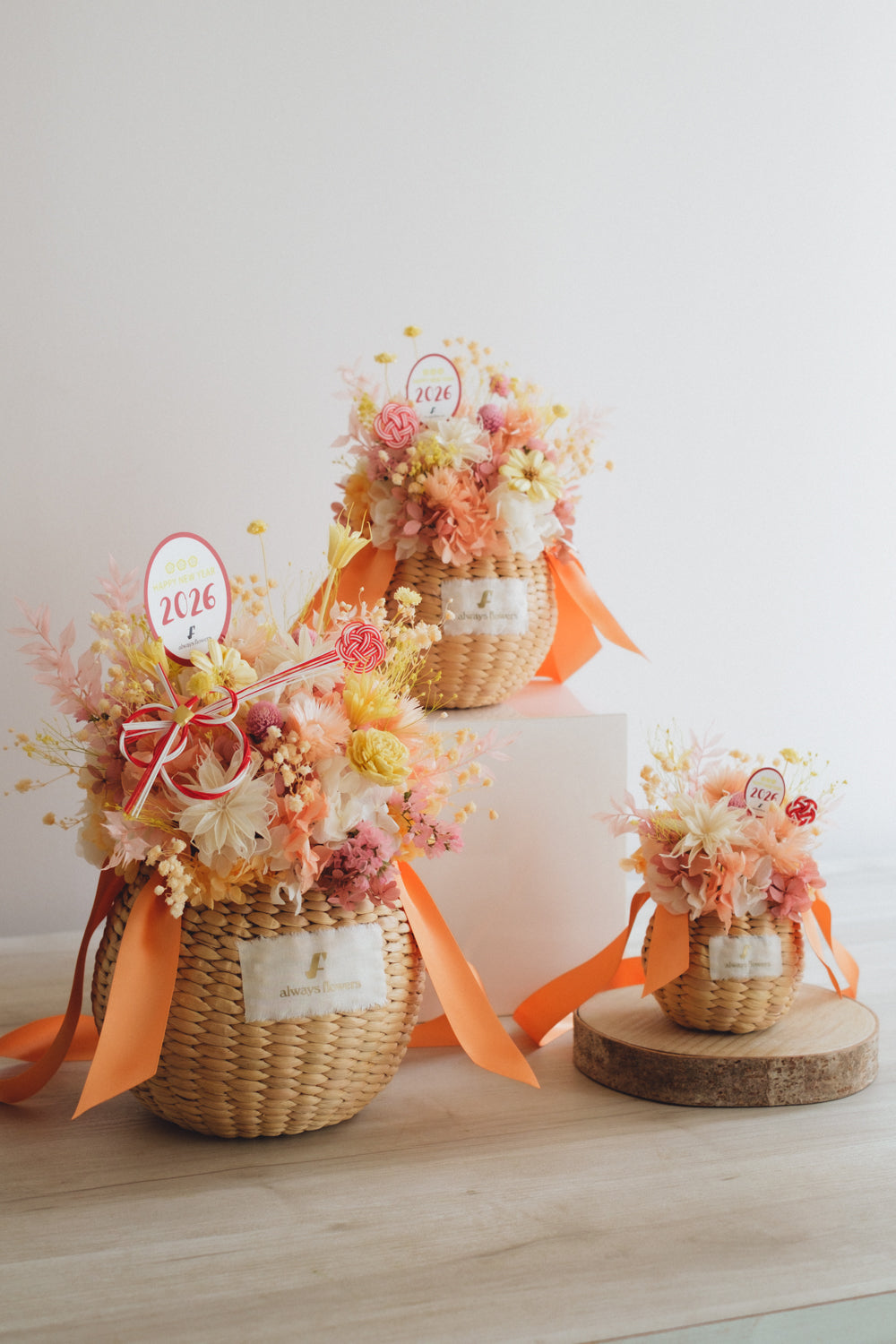 ◆ニューイヤーデザイン◆Flower BAG No.2／フラワーバッグアレンジ　ジョイフルドロップ／ドライ&amp;プリザーブドフラワー