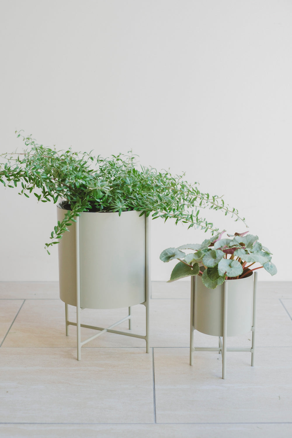 Iron Planter with Stand/アイアンプランター/ミルキーグリーン