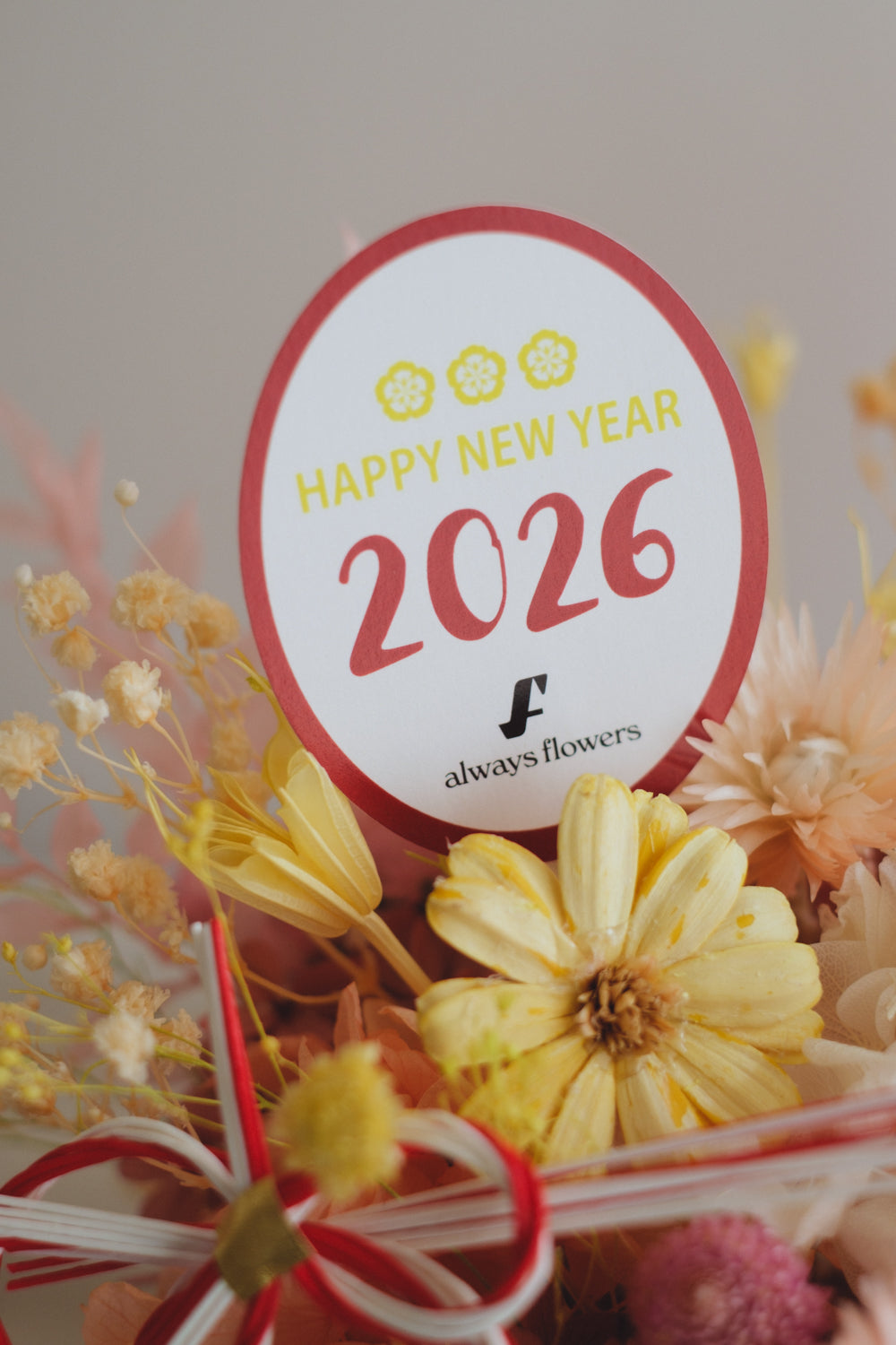 ◆ニューイヤーデザイン◆Flower BAG No.2／フラワーバッグアレンジ　ジョイフルドロップ／ドライ&amp;プリザーブドフラワー