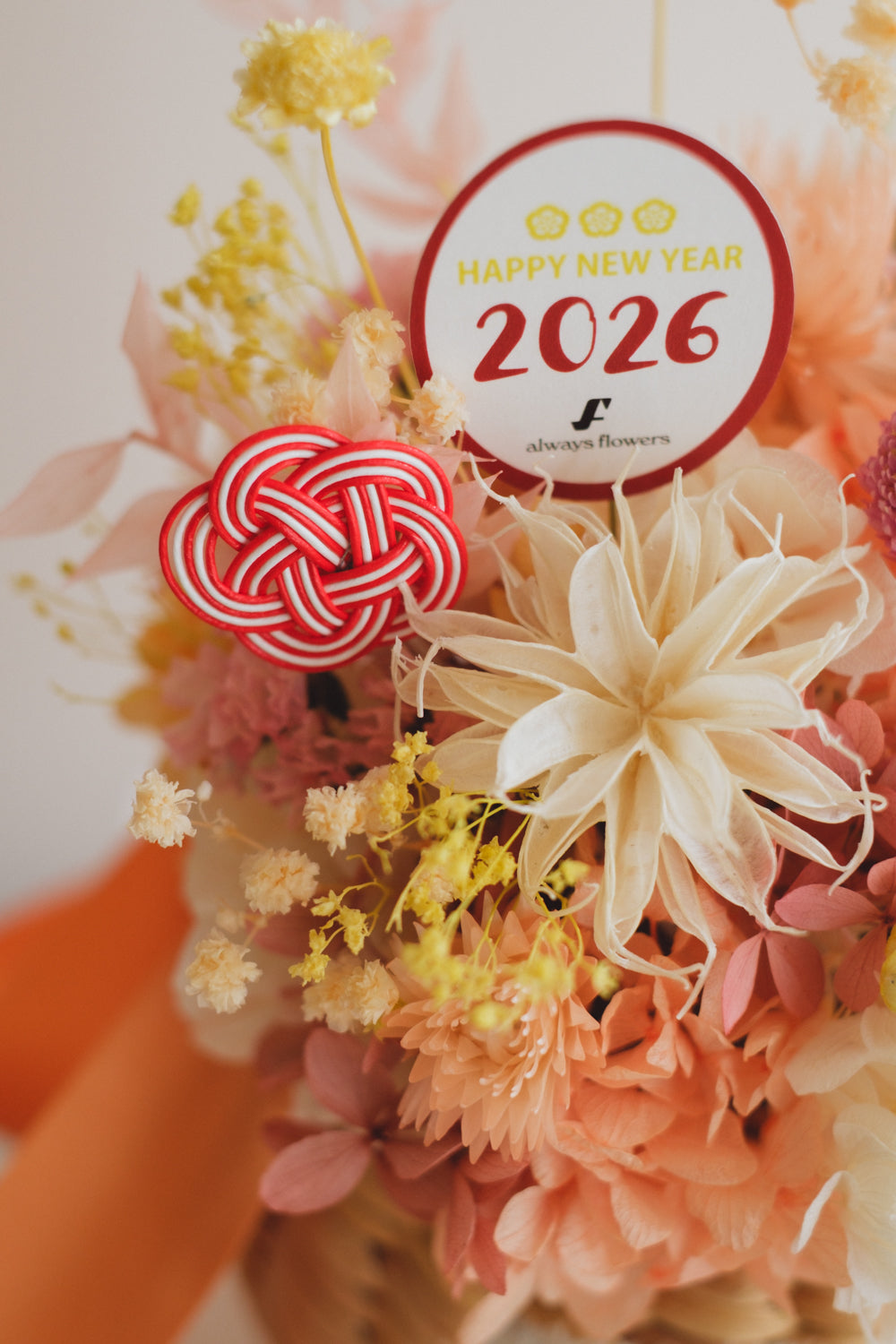 ◆ニューイヤーデザイン◆Flower BAG No.2／フラワーバッグアレンジ　ジョイフルドロップ／ドライ&amp;プリザーブドフラワー