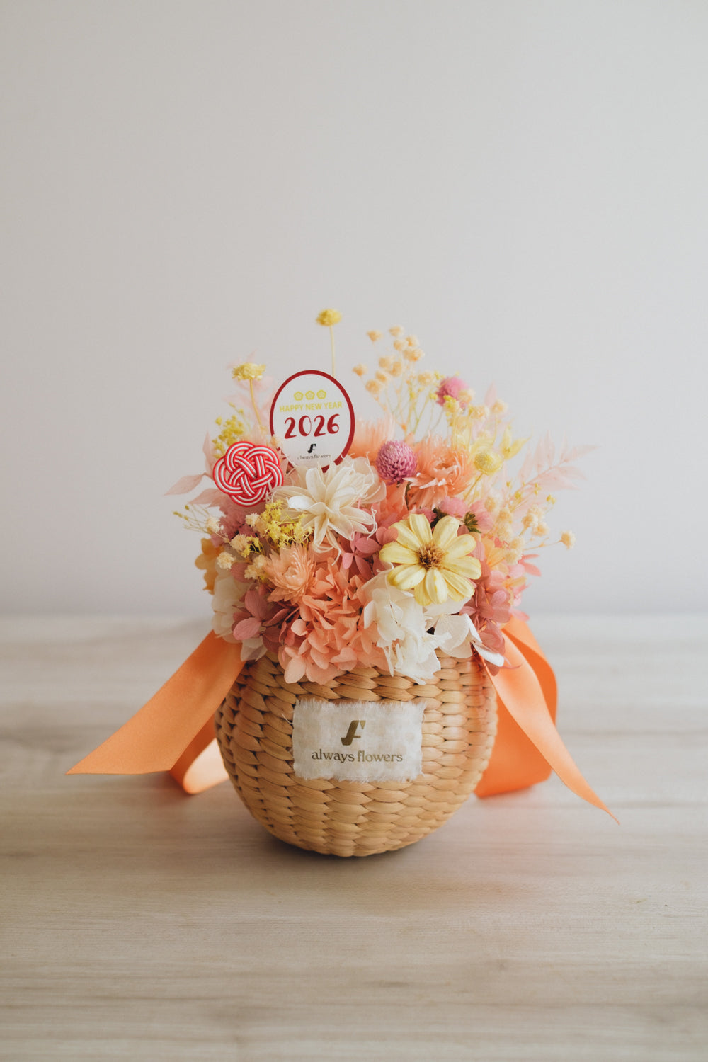 ◆ニューイヤーデザイン◆Flower BAG No.2／フラワーバッグアレンジ　ジョイフルドロップ／ドライ&amp;プリザーブドフラワー