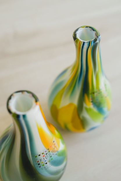 New◆Flower Vase／花器・フラワーベース／FIDRIO　Green Mixed